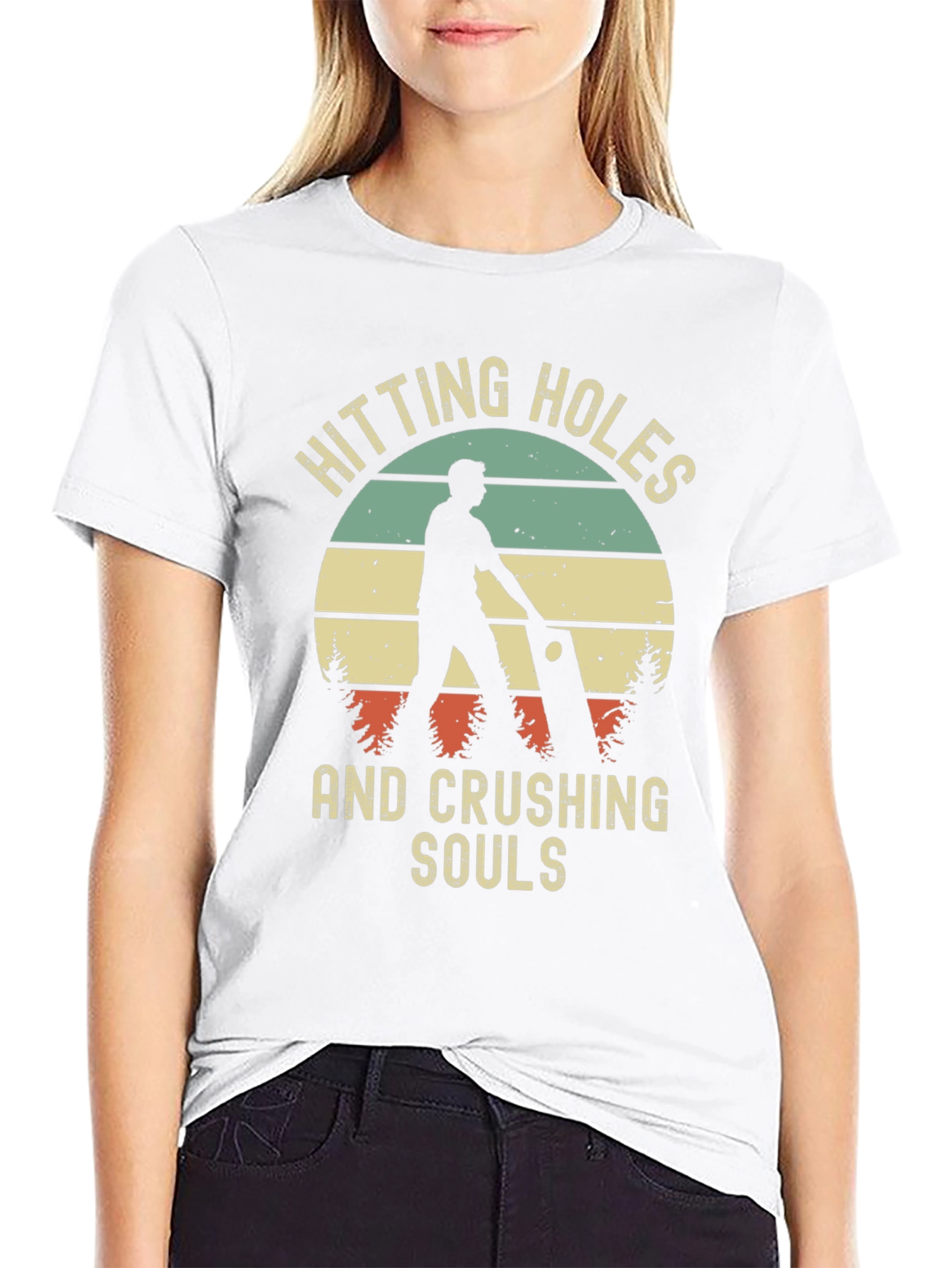 Hitting Holes and Crushing Souls Graphic Tee