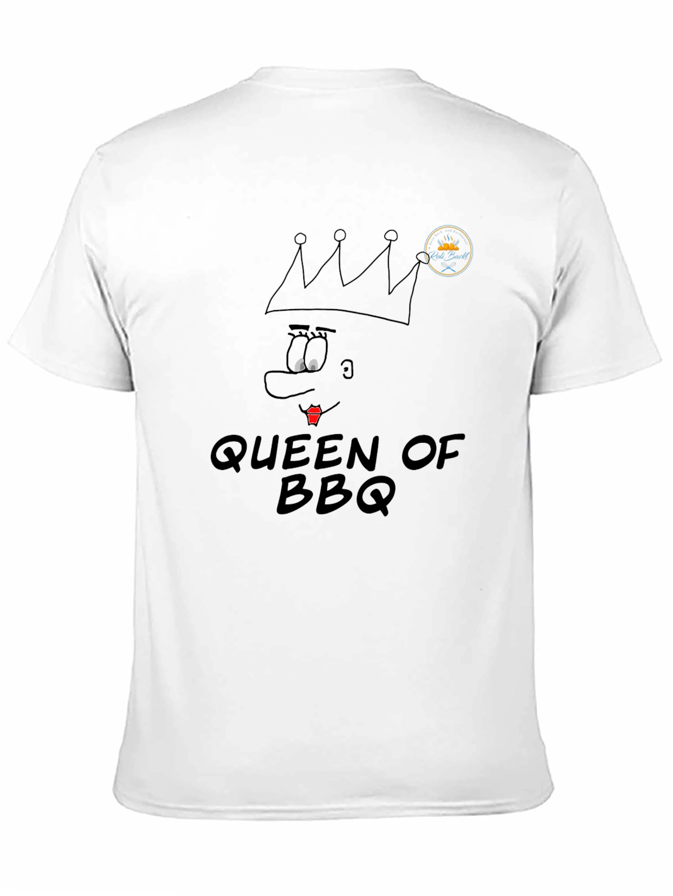 Queen of BBQ Funny Graphic Tee - Black