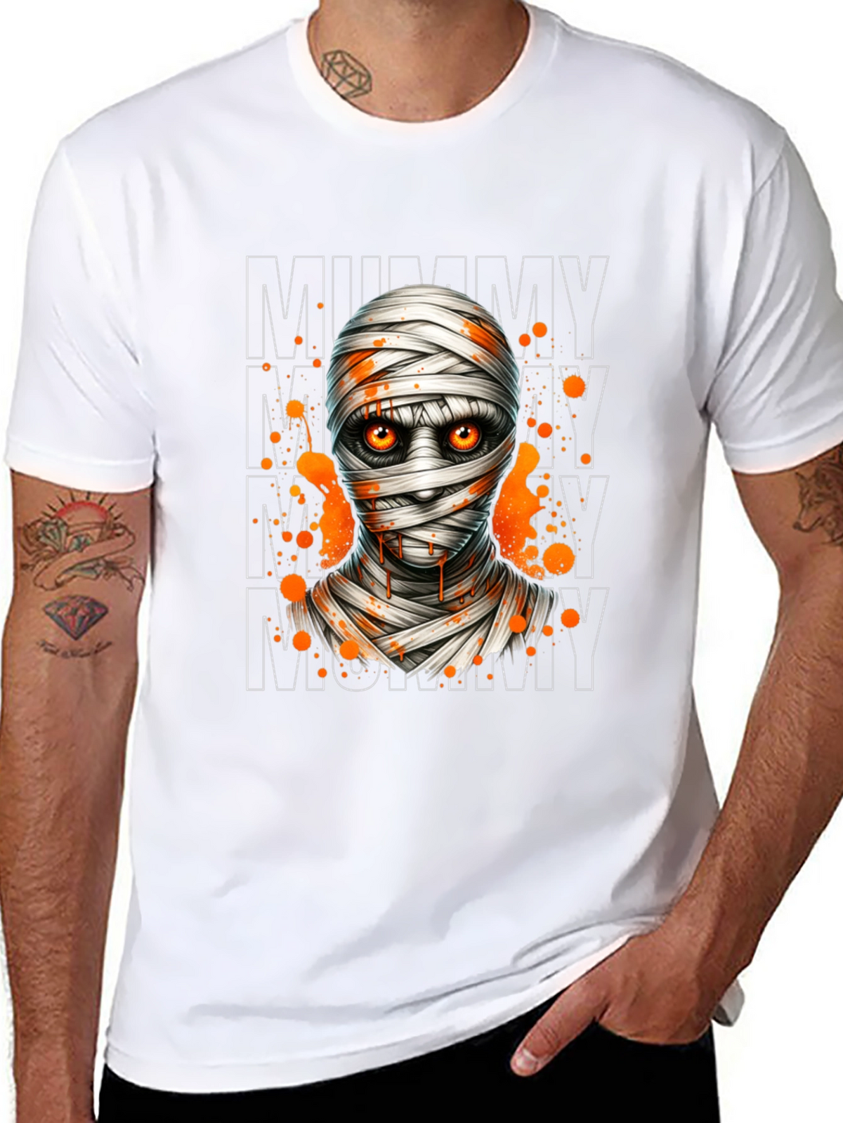 Mummy Graphic Tee - Halloween Ready!