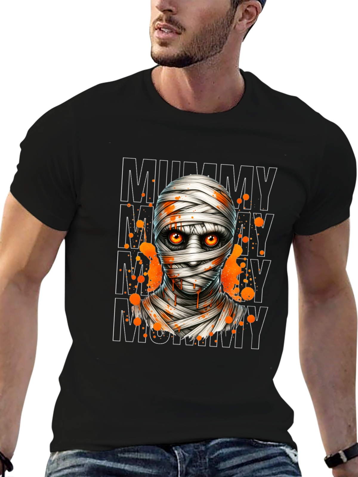 Mummy Graphic Tee - Halloween Ready!