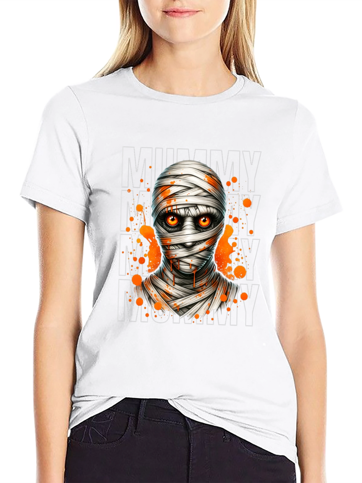 Mummy Graphic Tee - Halloween Ready!