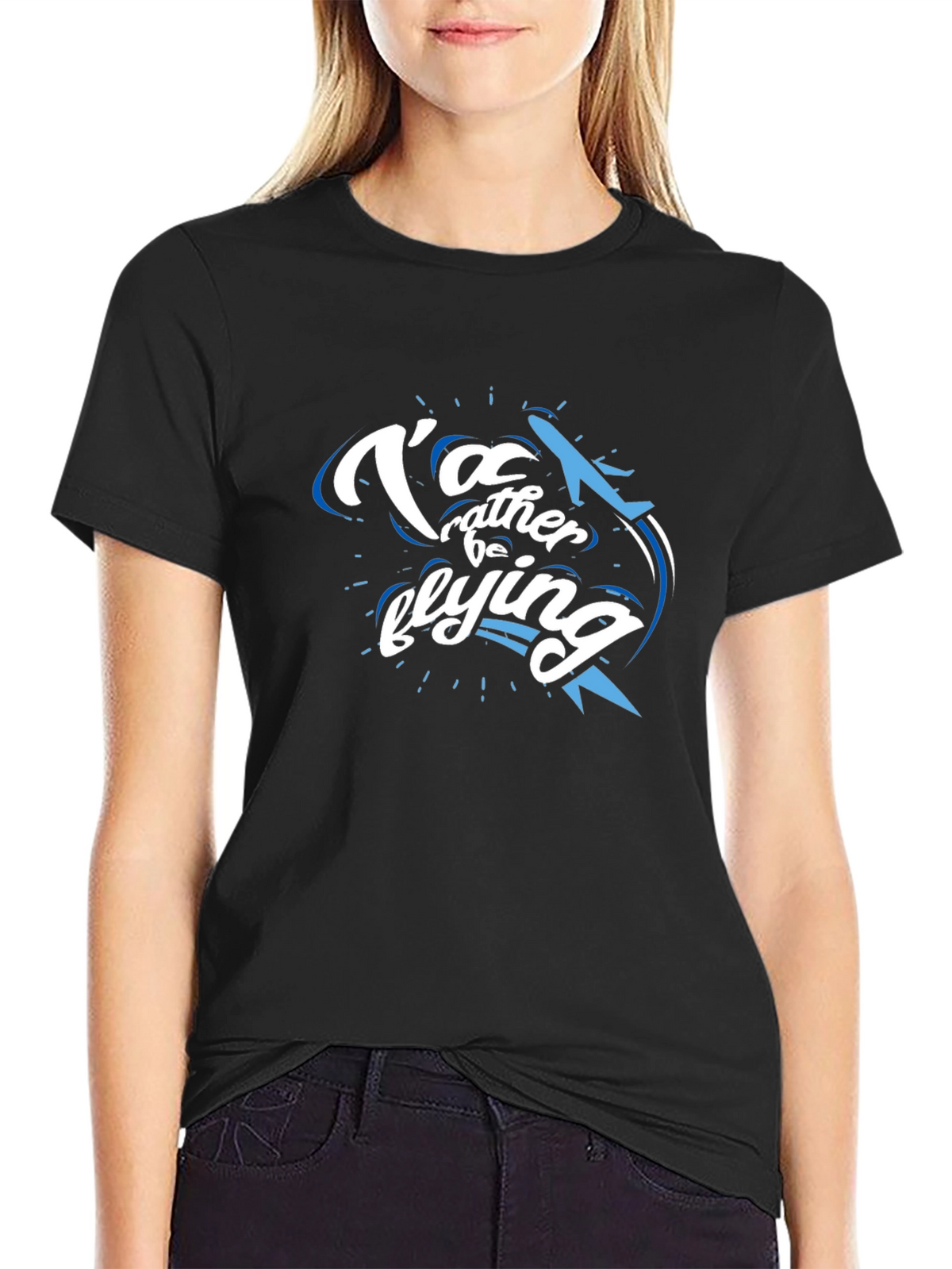 Id Rather Be Flying Graphic T-Shirt