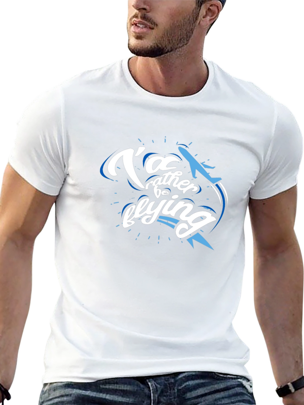 Id Rather Be Flying Graphic T-Shirt