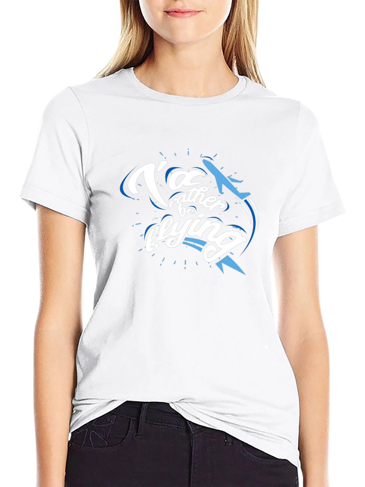 Id Rather Be Flying Graphic T-Shirt