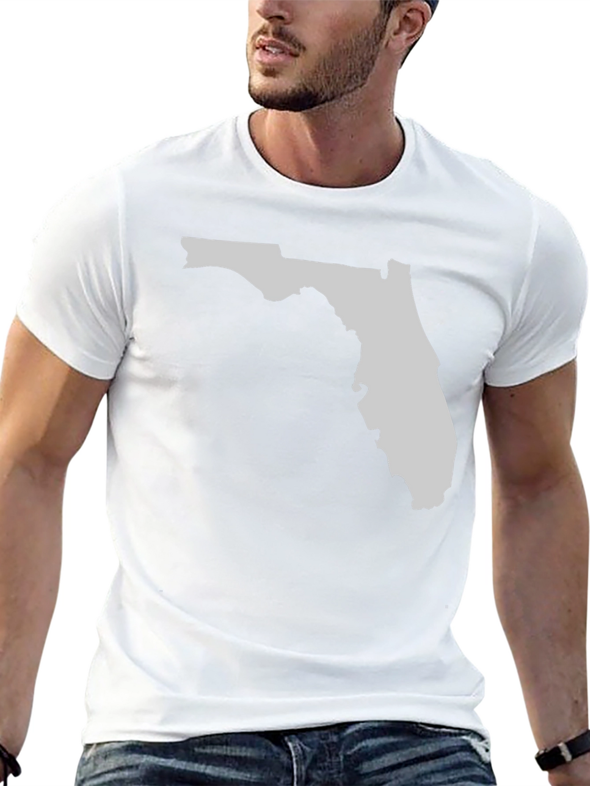 Florida State Map Graphic Tee