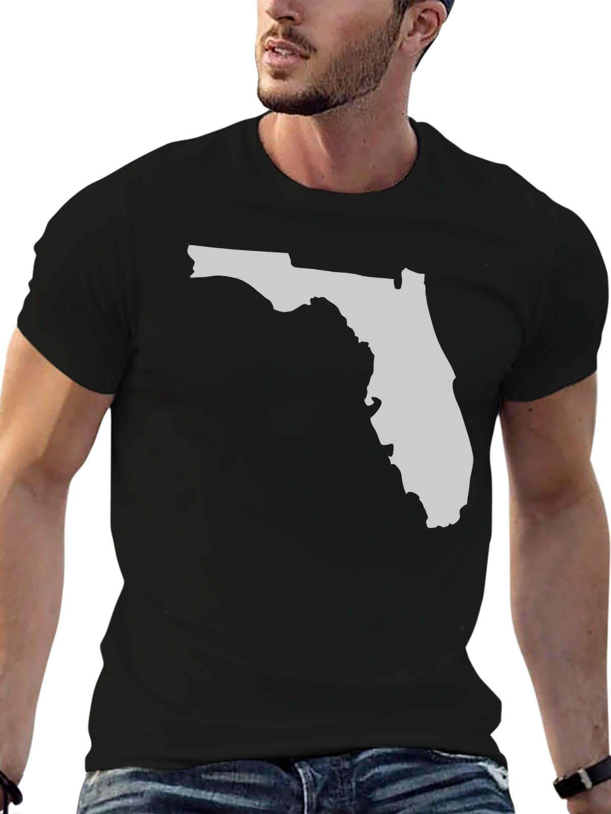 Florida State Map Graphic Tee