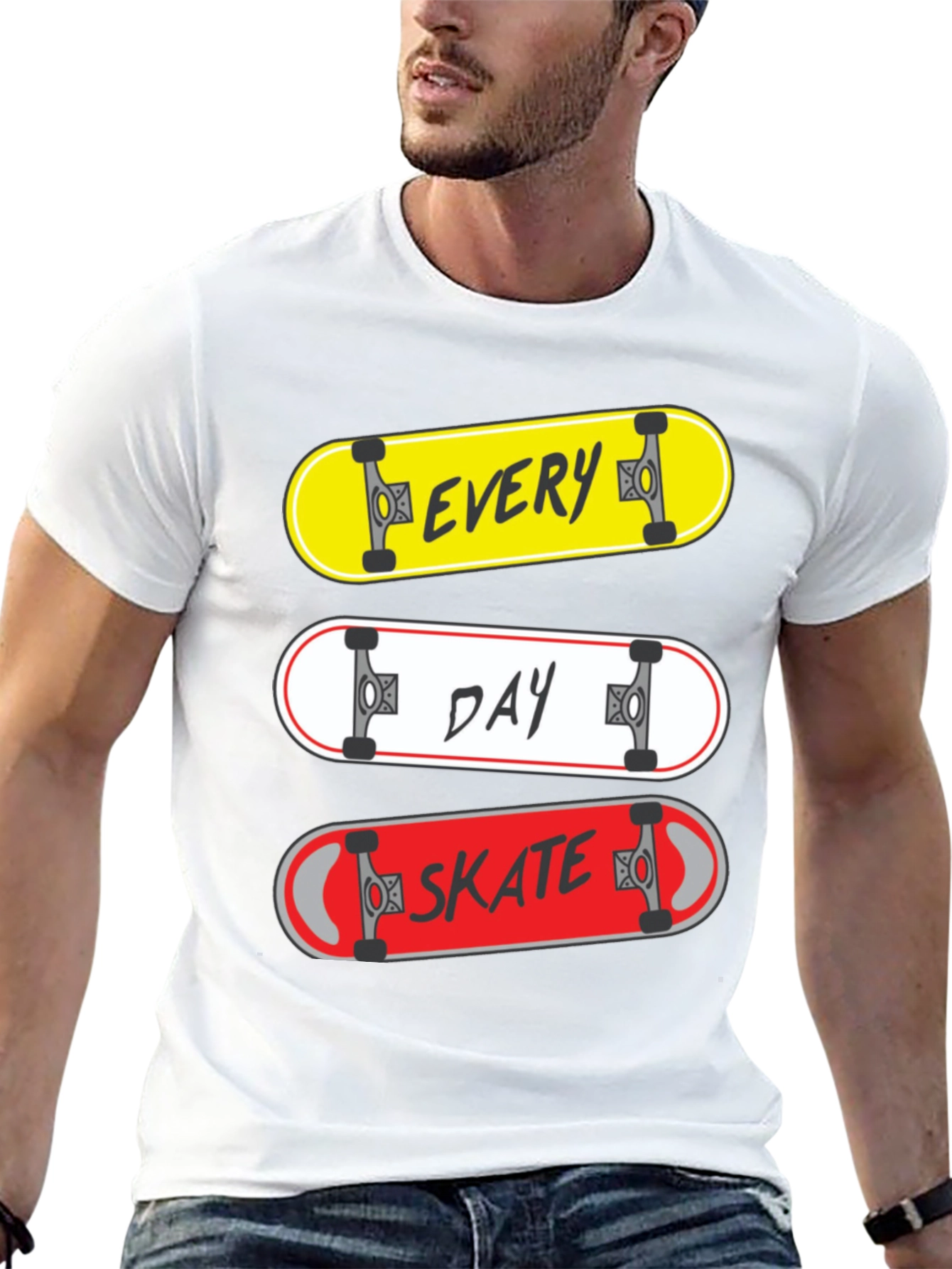 Every Day Skate T-Shirt - Skateboarding Tee