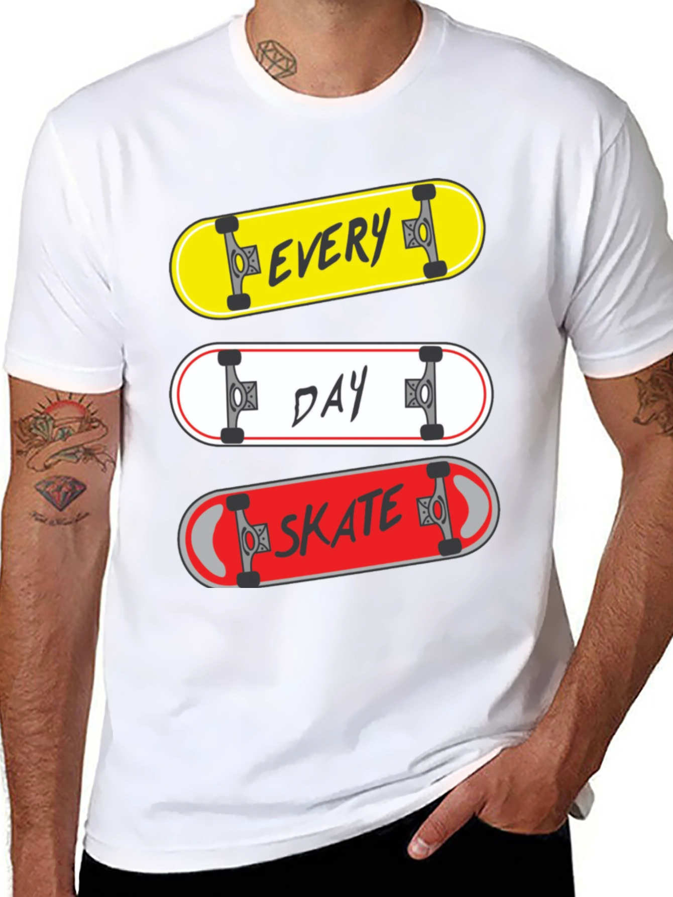 Every Day Skate T-Shirt - Skateboarding Tee