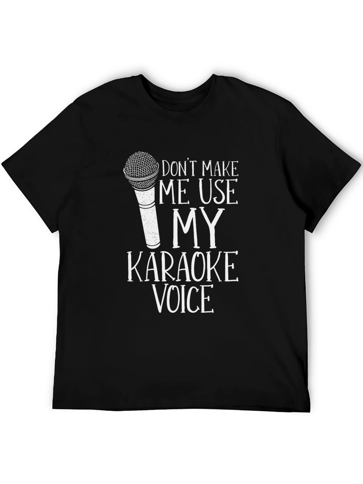 Karaoke Voice Graphic Tee - Music Lover Shirt