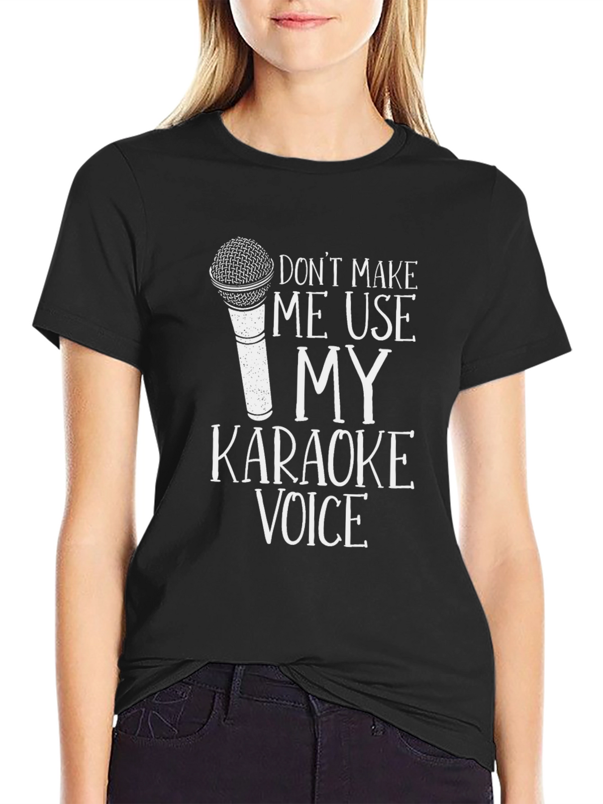 Karaoke Voice Graphic Tee - Music Lover Shirt