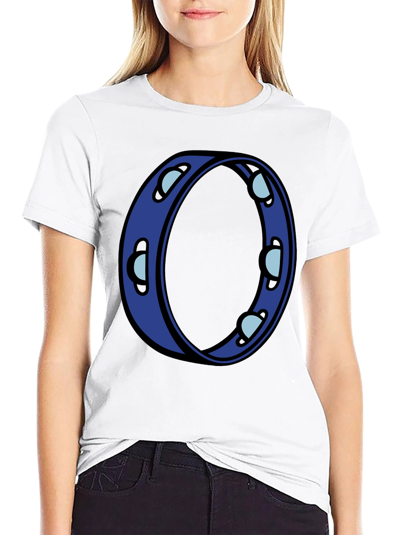 Cool Blue Tambourine Graphic Tee