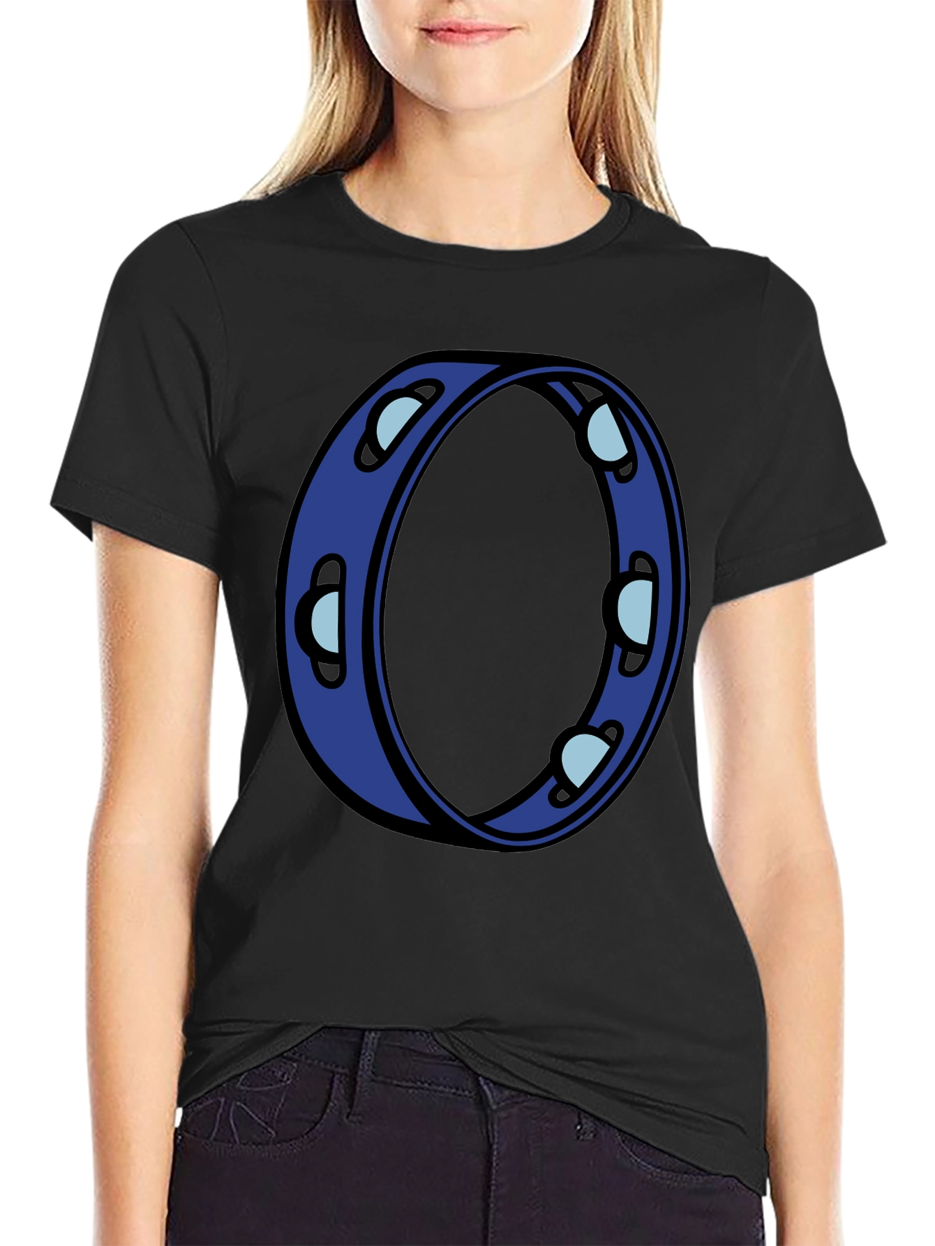 Cool Blue Tambourine Graphic Tee