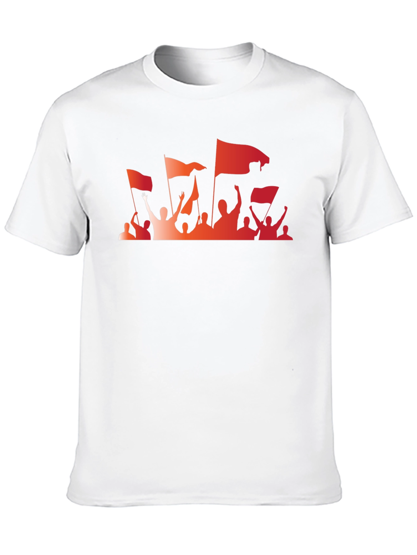 Protest Rally Graphic Black T-Shirt