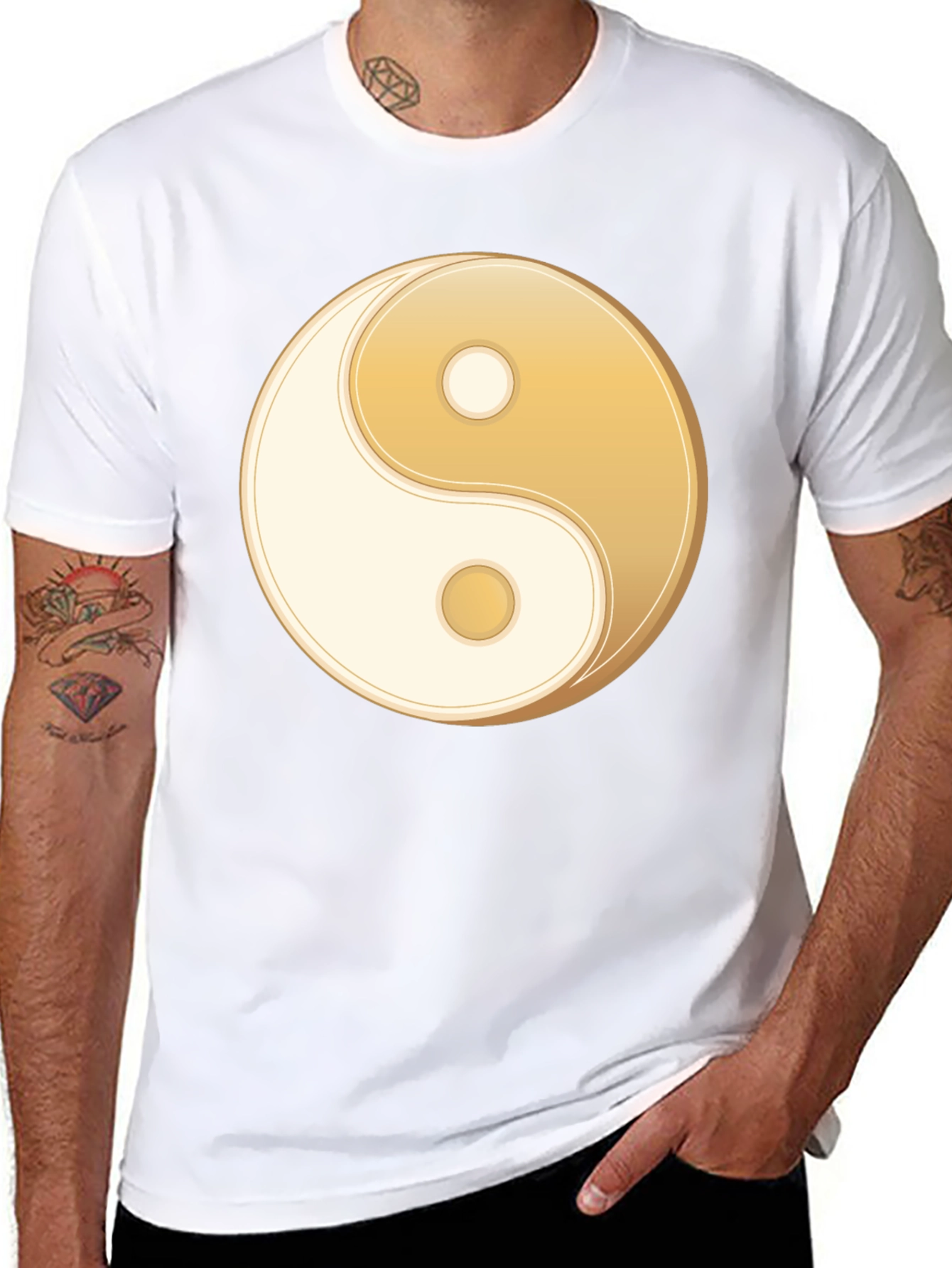 Yin Yang Graphic Tee - Balance & Style