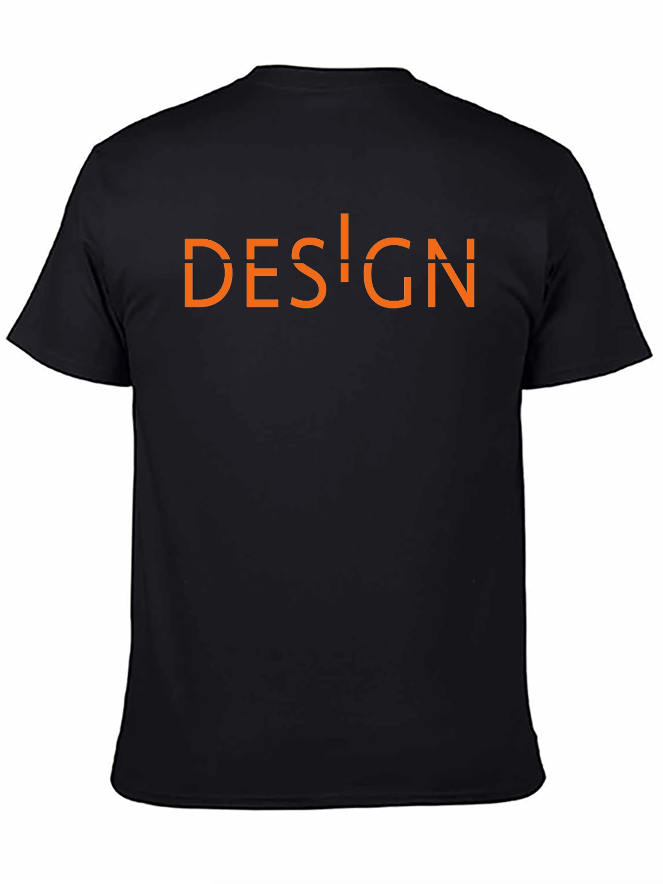 Design Graphic Tee - Stylish Black Cotton Shirt