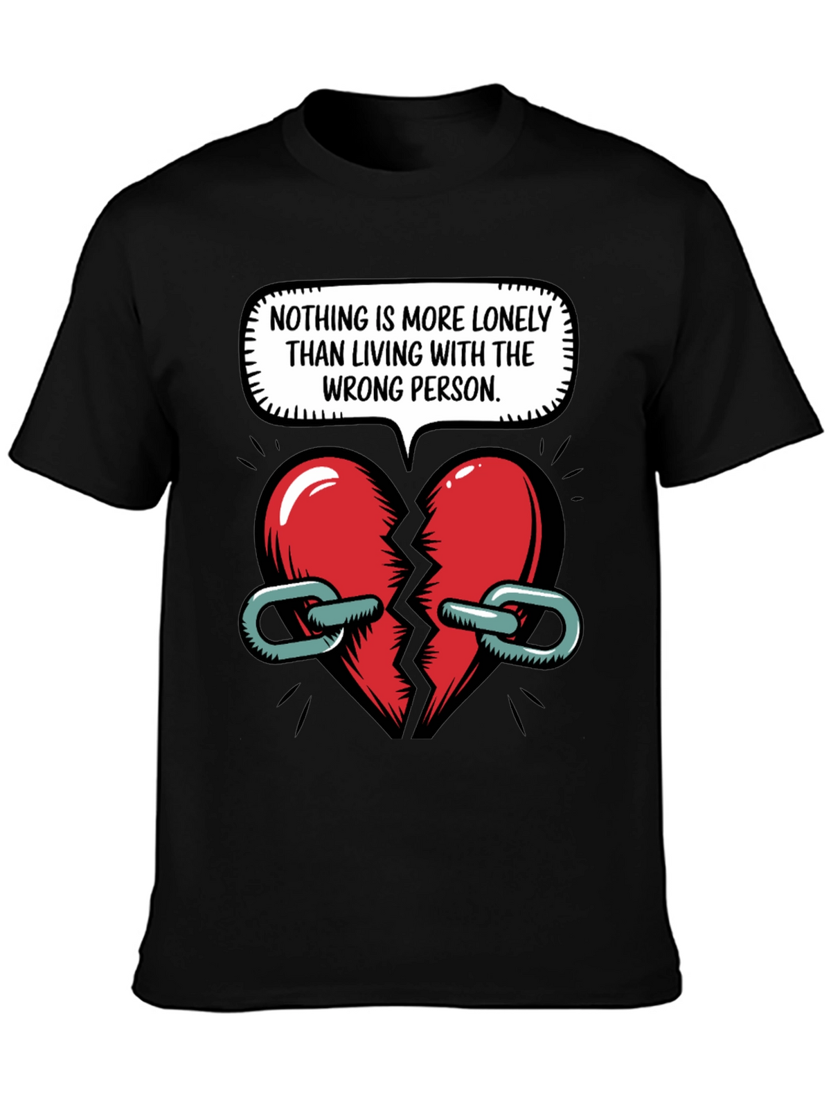 Lonely Heart Graphic T-Shirt
