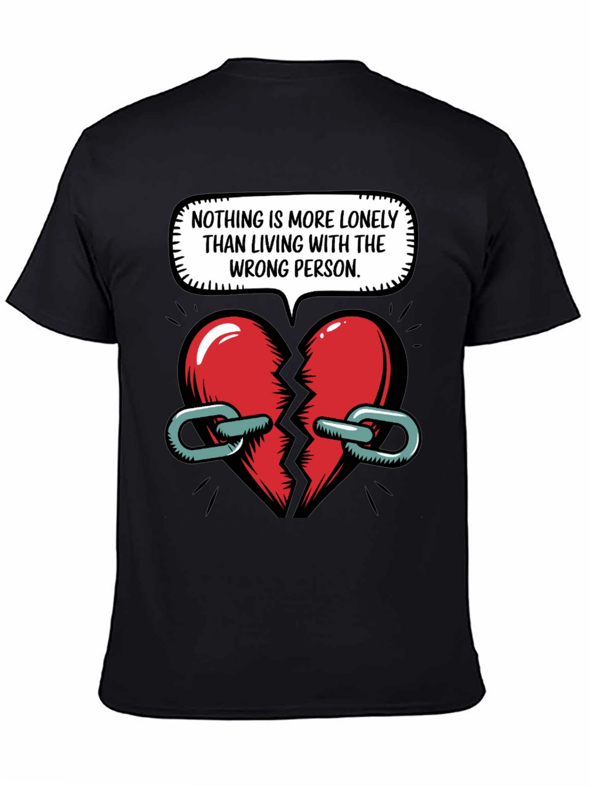 Lonely Heart Graphic T-Shirt