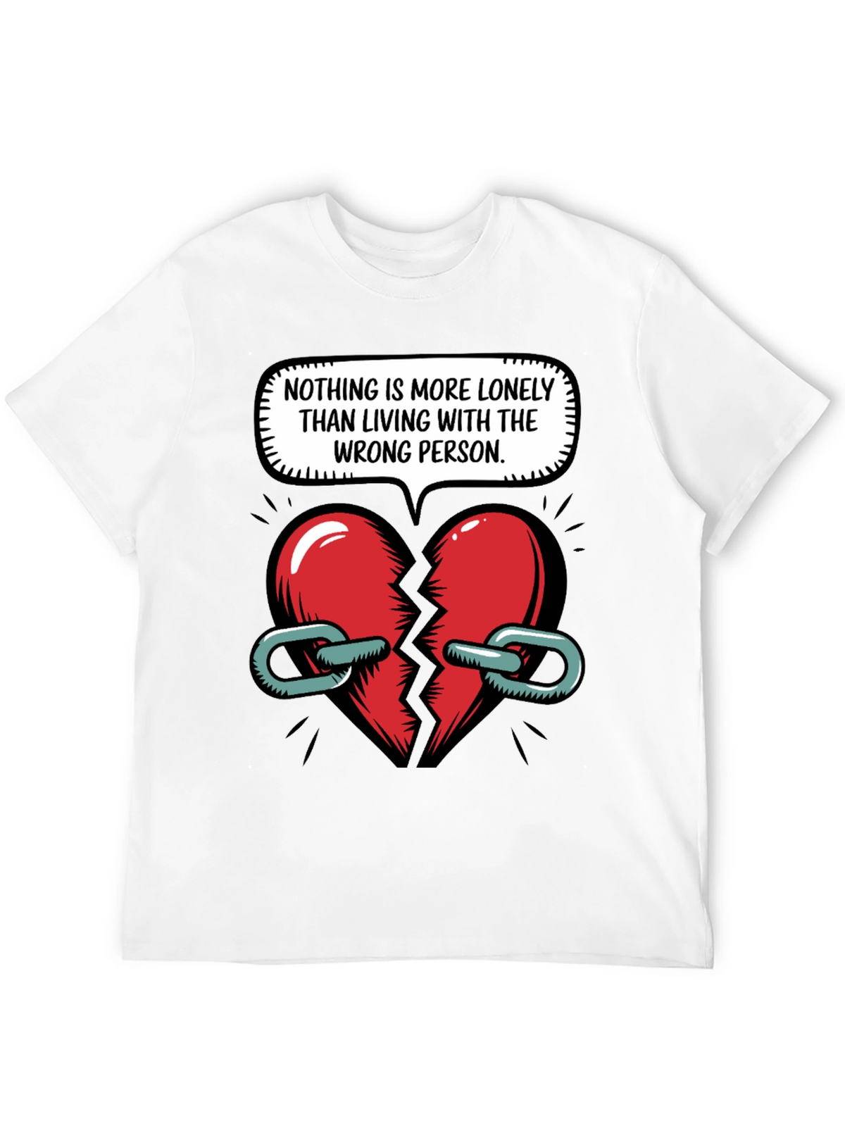 Lonely Heart Graphic T-Shirt