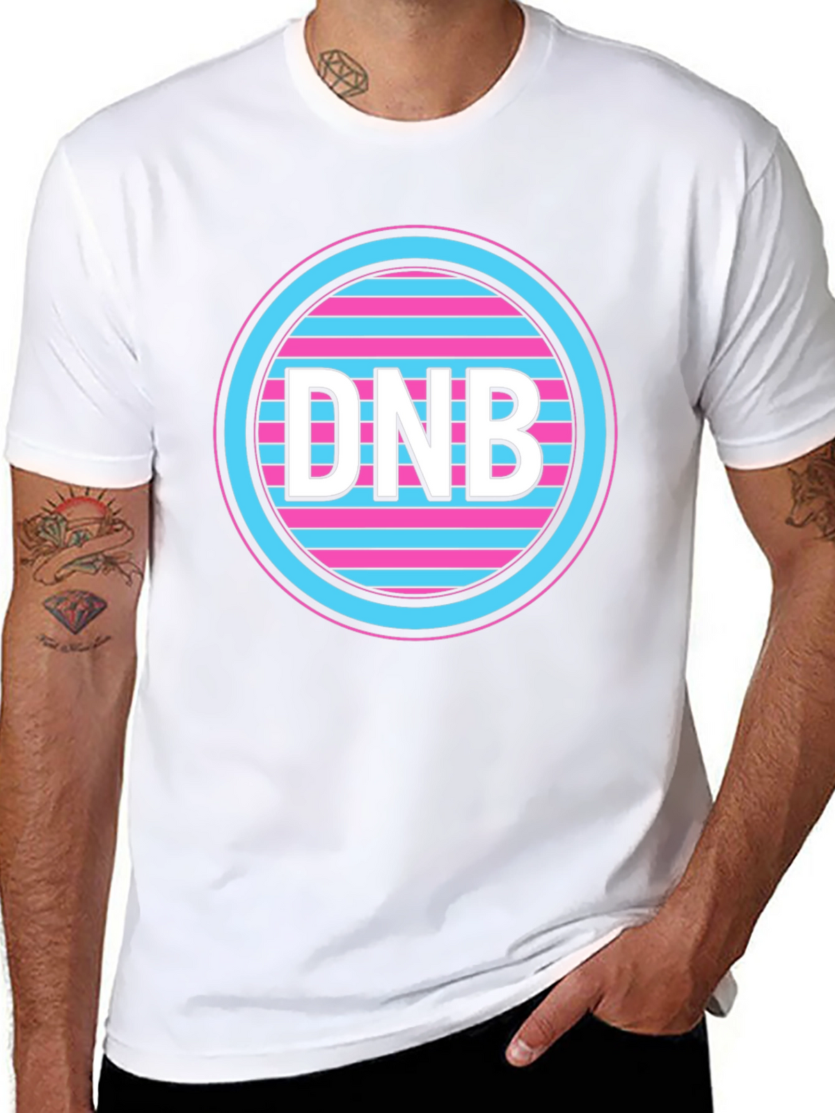 DNB Circle Graphic Tee - Black
