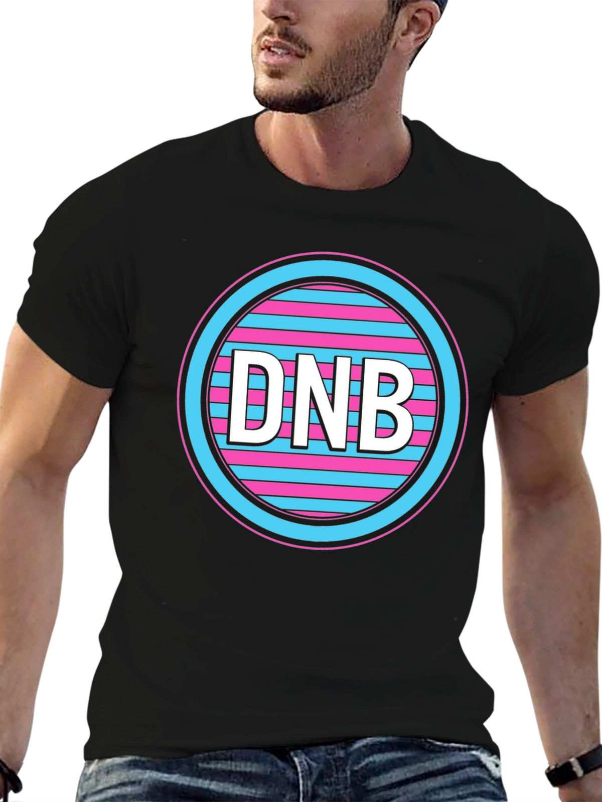 DNB Circle Graphic Tee - Black