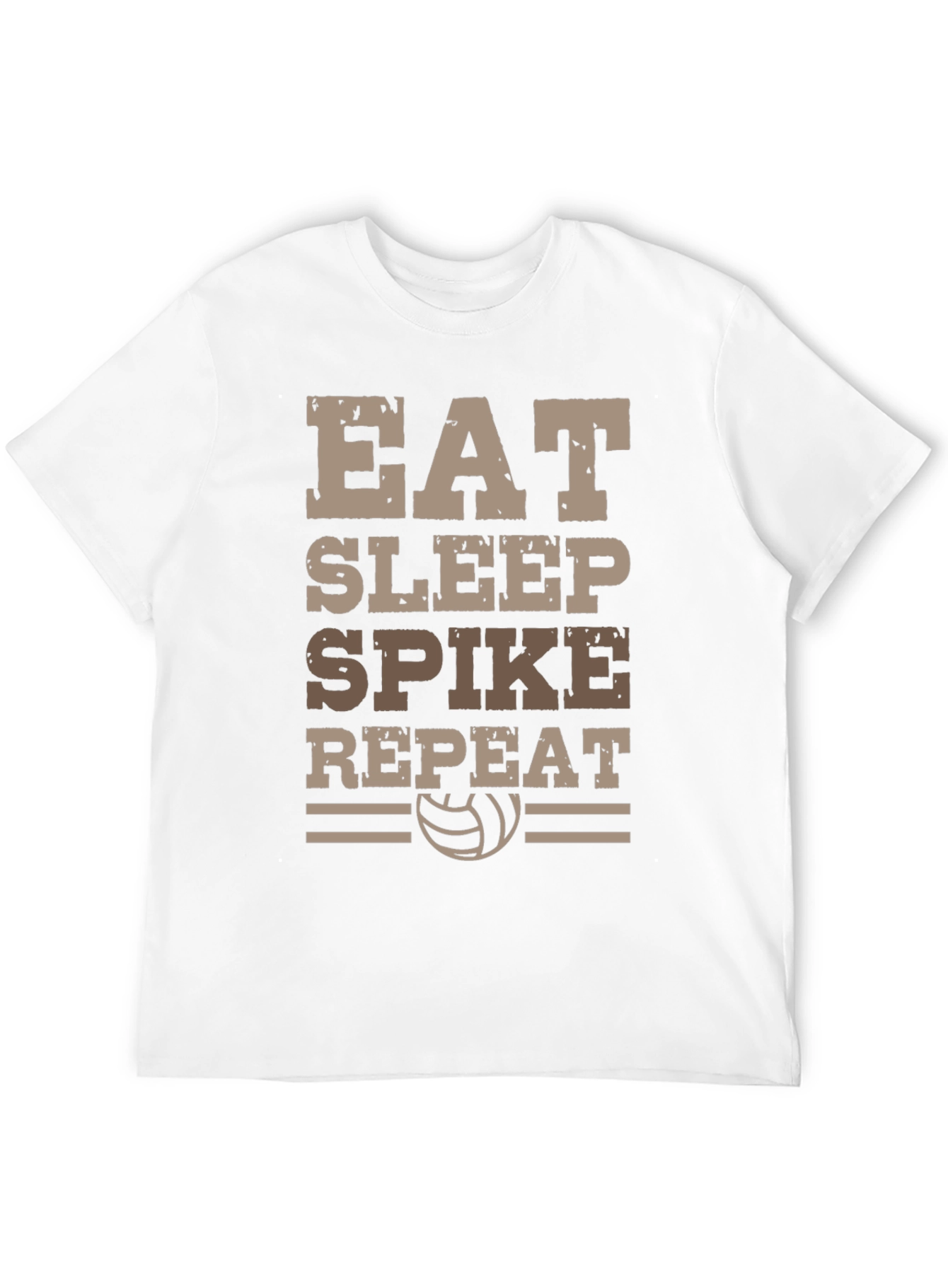 Eat Sleep Spike Repeat Volleyball T-Shirt