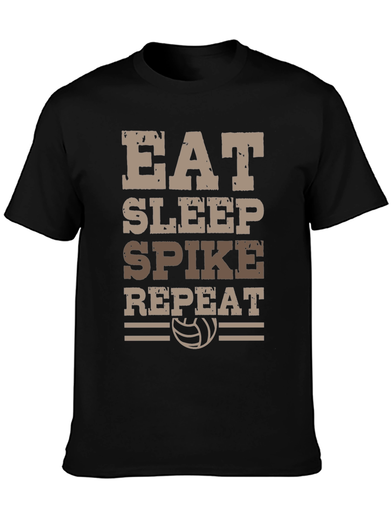 Eat Sleep Spike Repeat Volleyball T-Shirt