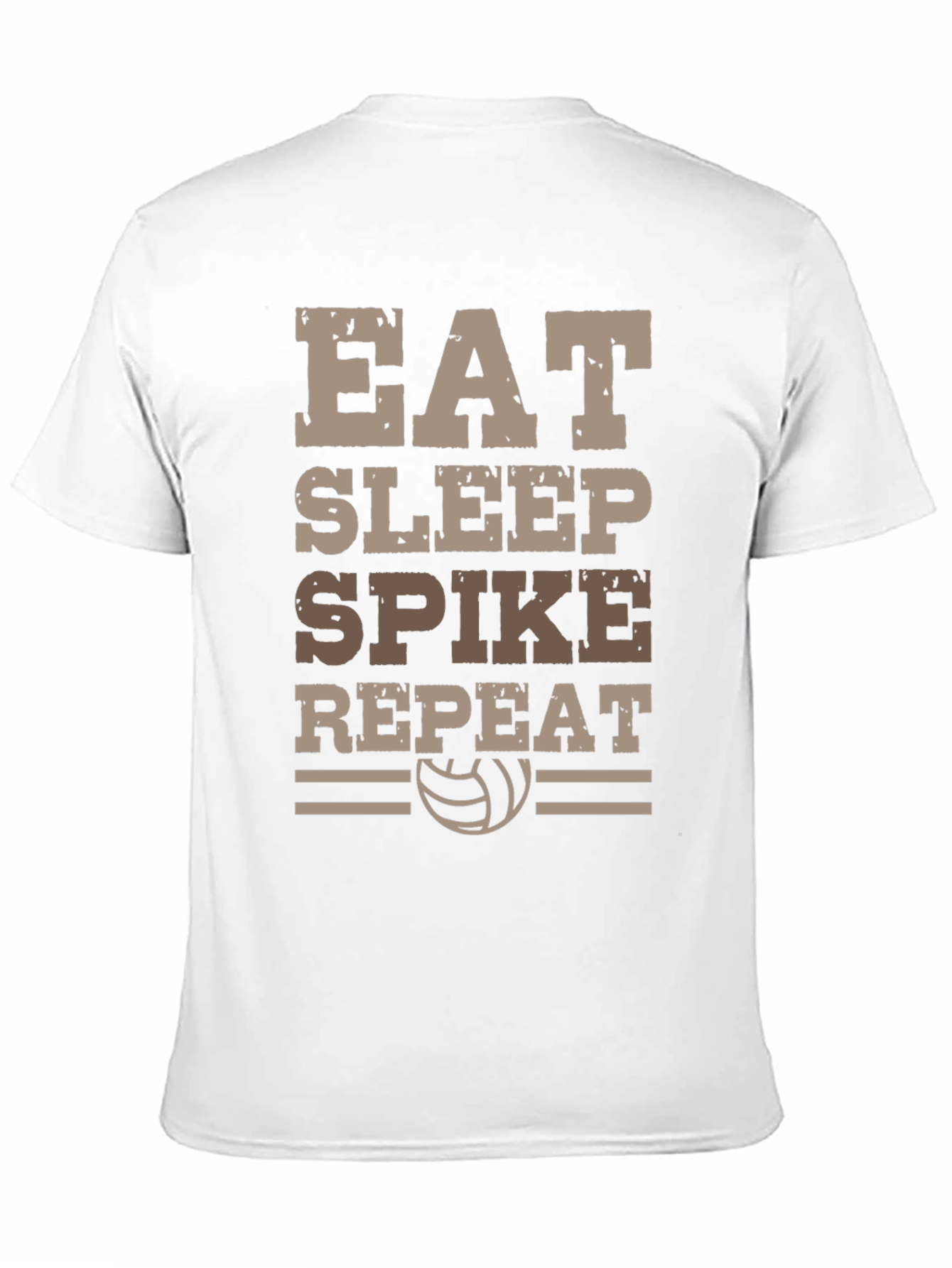 Eat Sleep Spike Repeat Volleyball T-Shirt