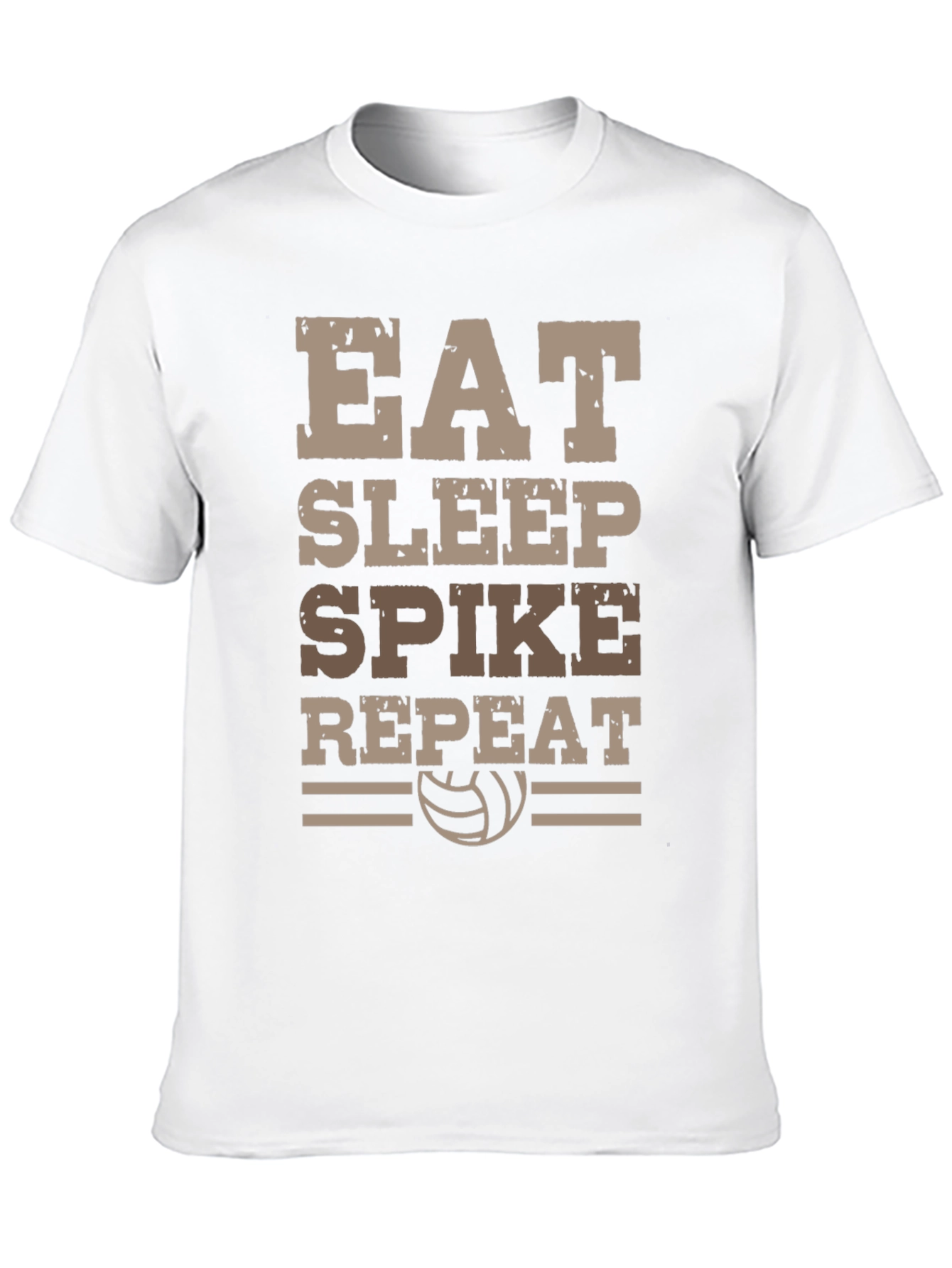 Eat Sleep Spike Repeat Volleyball T-Shirt