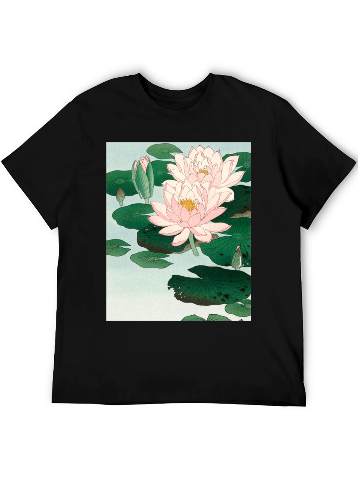 Lotus Blossom Graphic Tee - Artistic Comfort