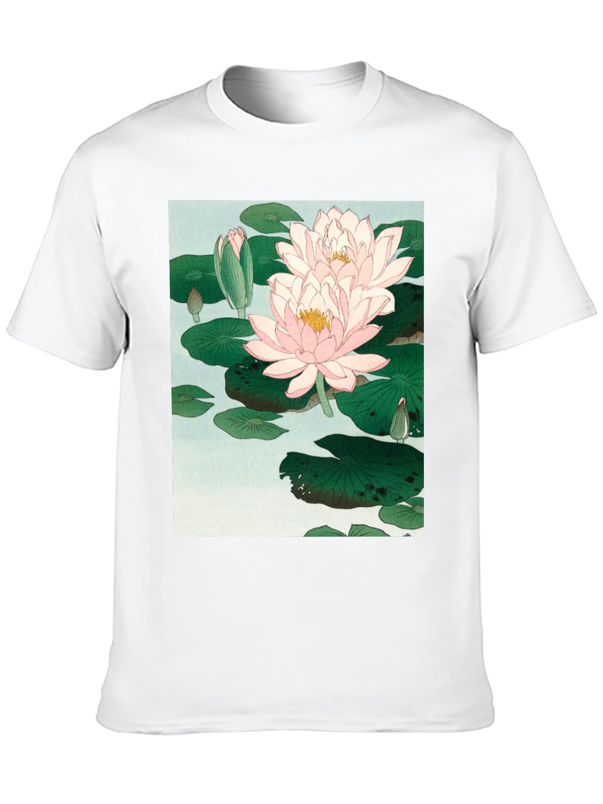 Lotus Blossom Graphic Tee - Artistic Comfort