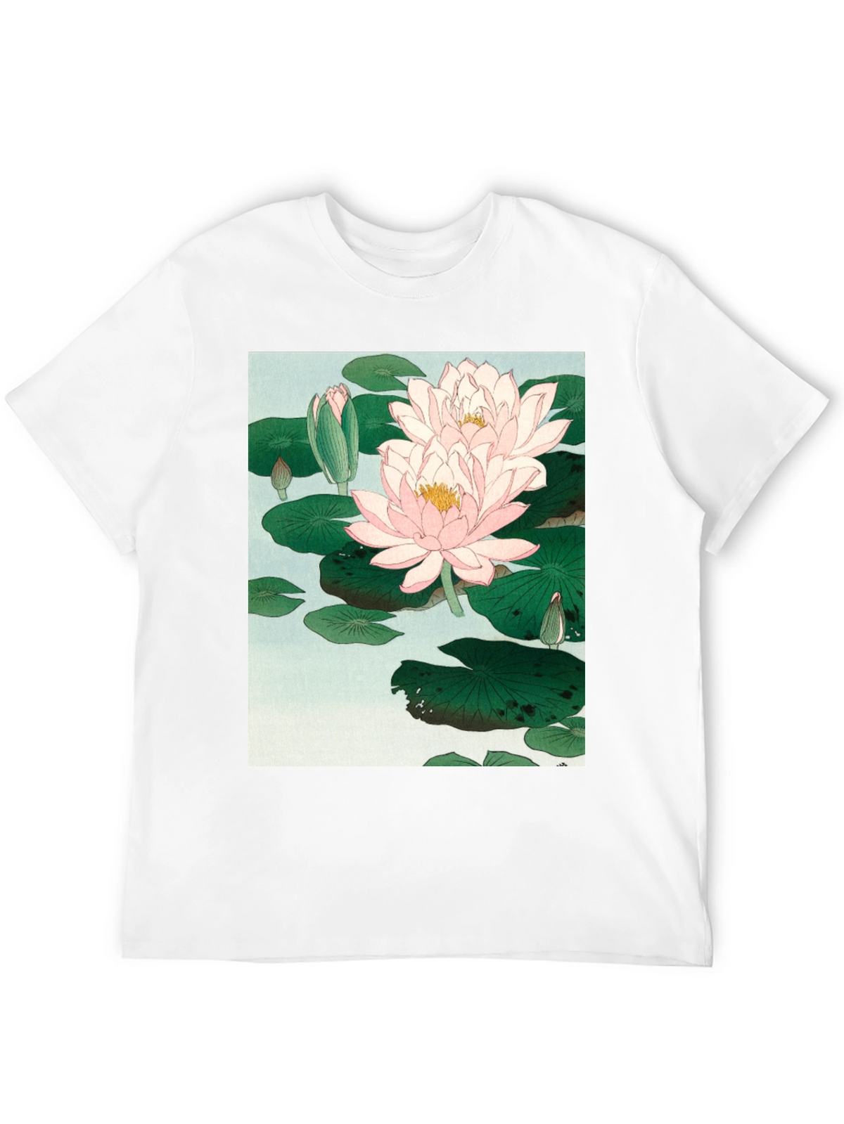 Lotus Blossom Graphic Tee - Artistic Comfort