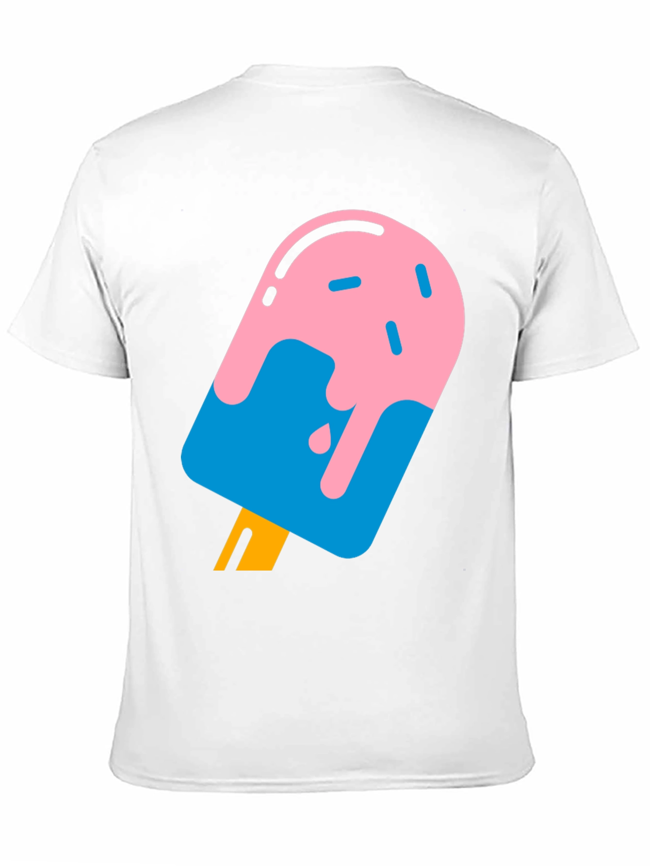 Cool Popsicle Graphic Tee - Black Cotton T-Shirt