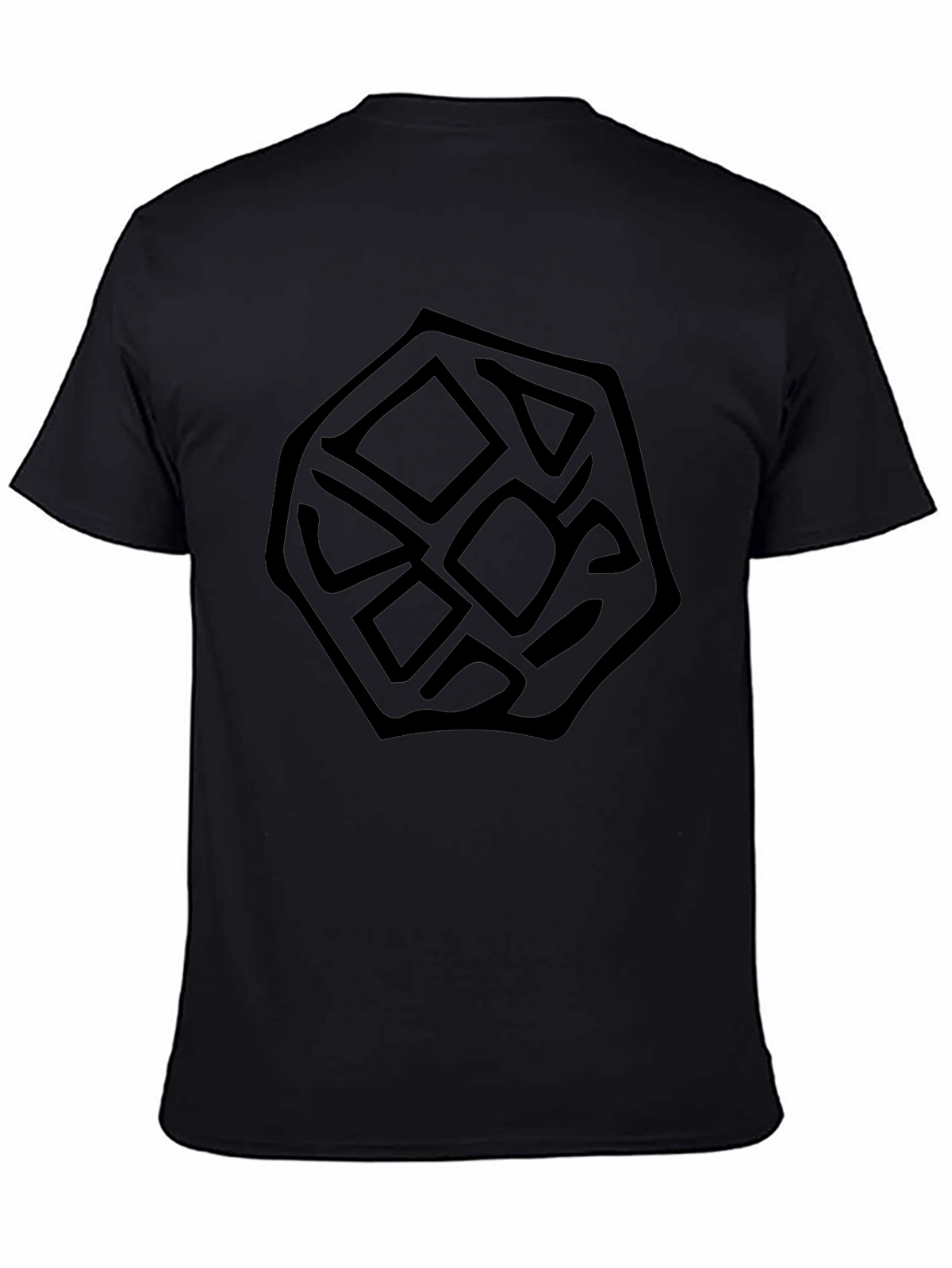 Mens Black Graphic Tee