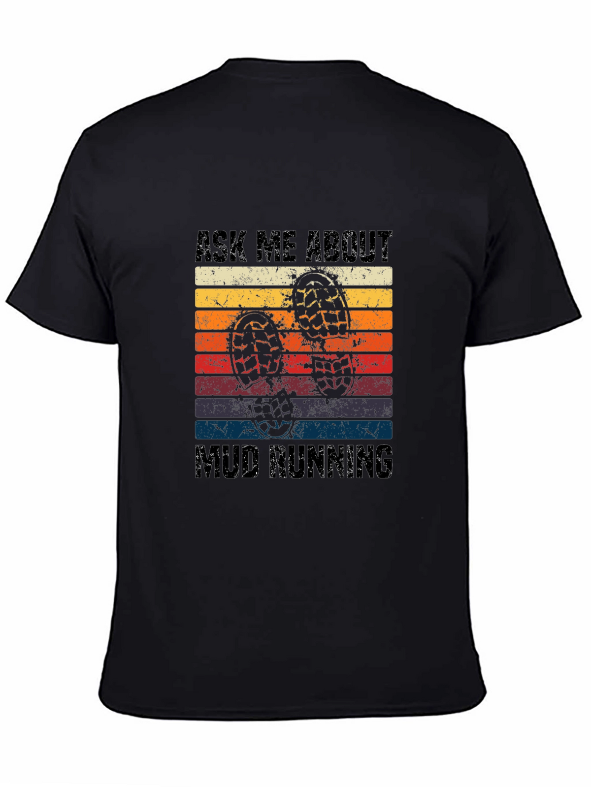 Mud Running Retro T-Shirt