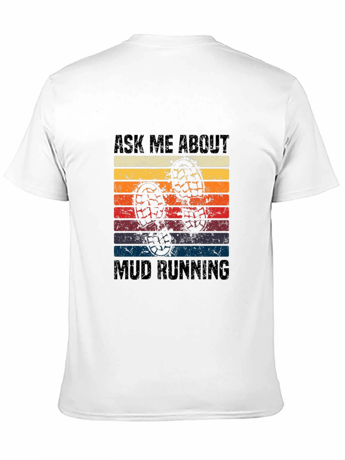 Mud Running Retro T-Shirt