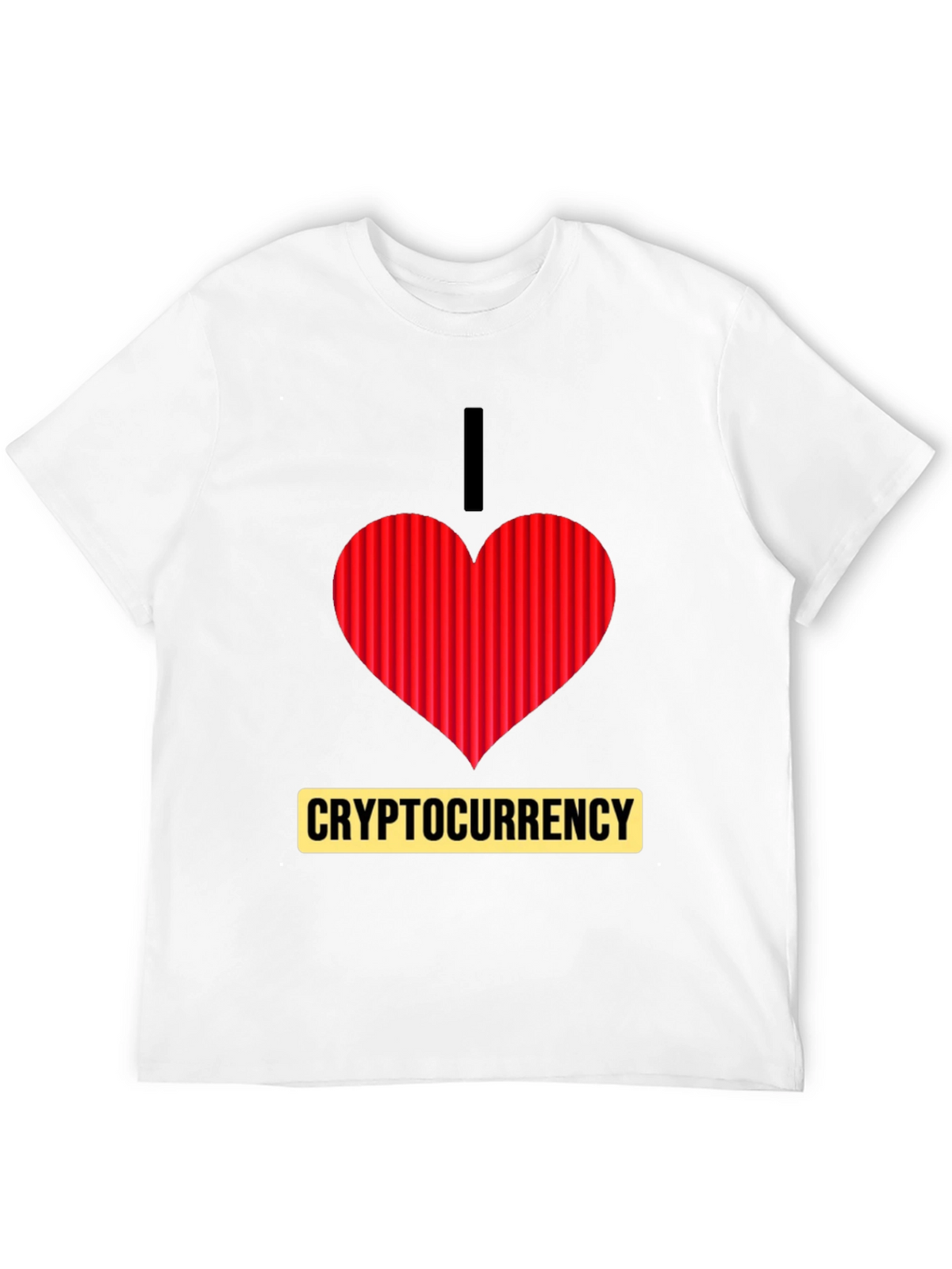 I Heart Cryptocurrency T-Shirt - Black
