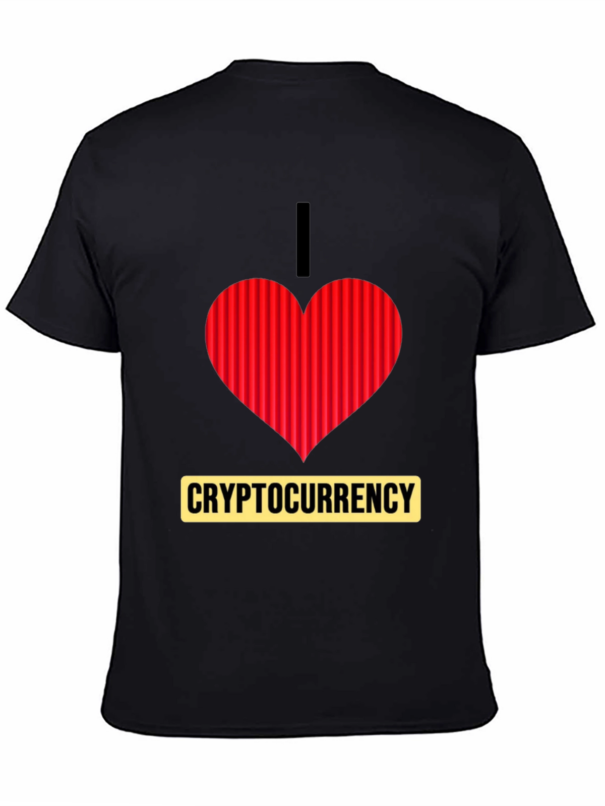 I Heart Cryptocurrency T-Shirt - Black