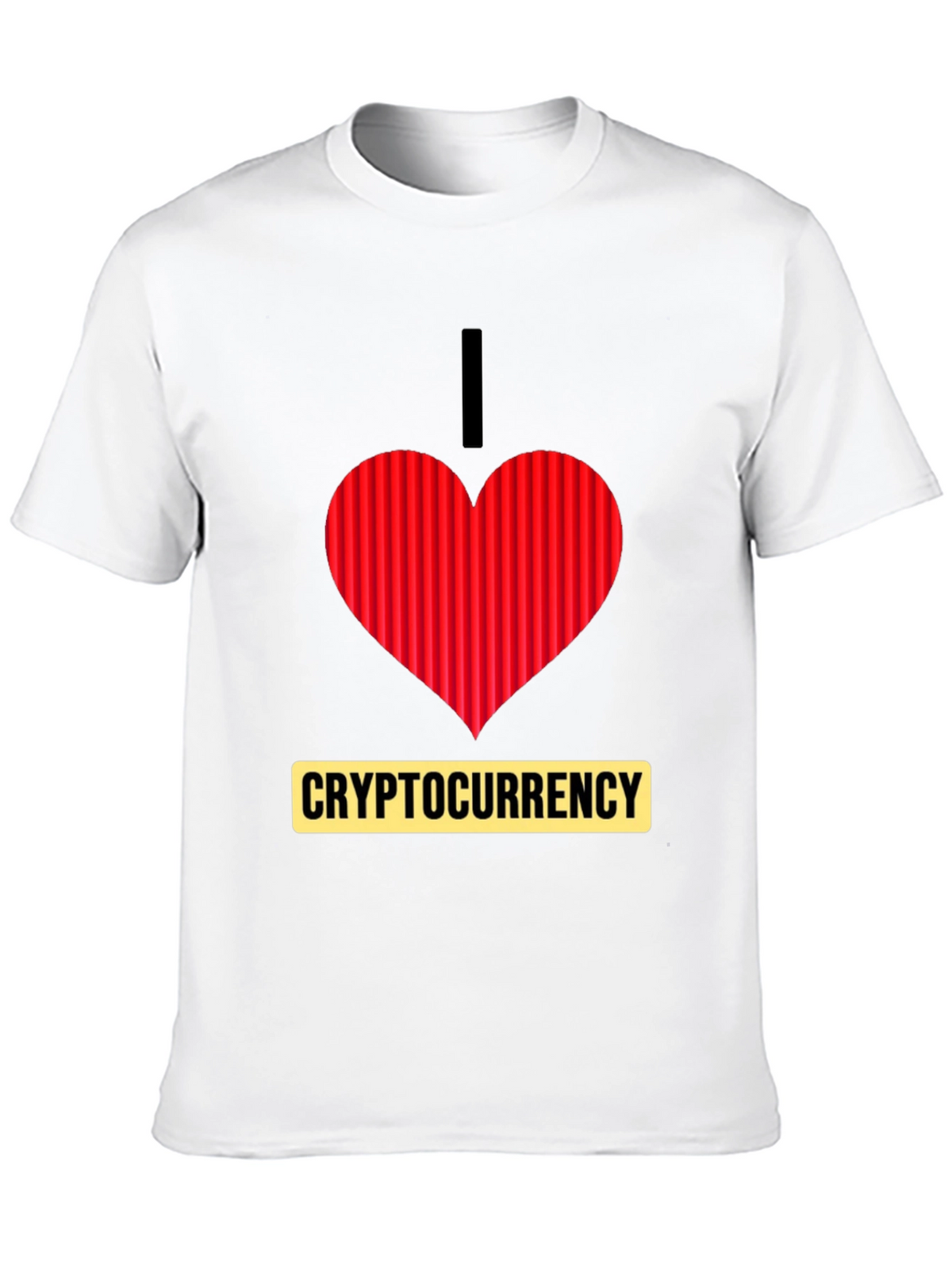 I Heart Cryptocurrency T-Shirt - Black