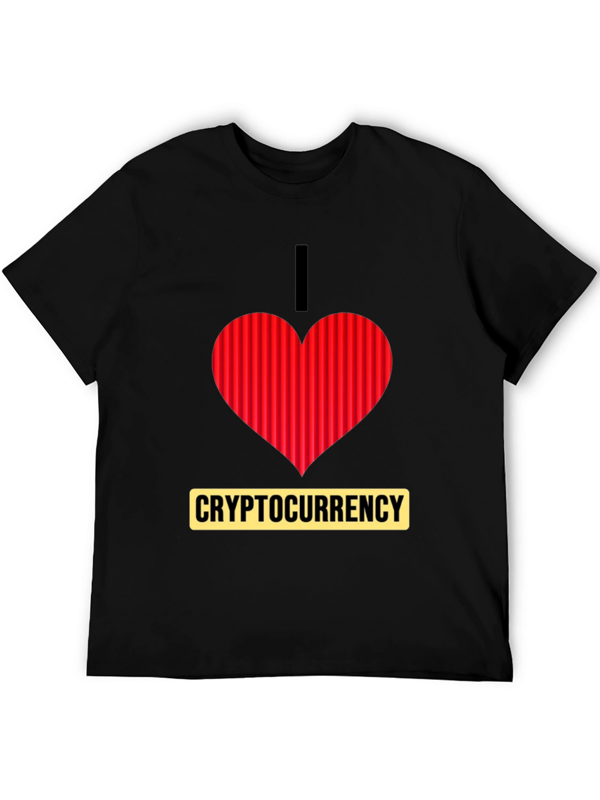 I Heart Cryptocurrency T-Shirt - Black