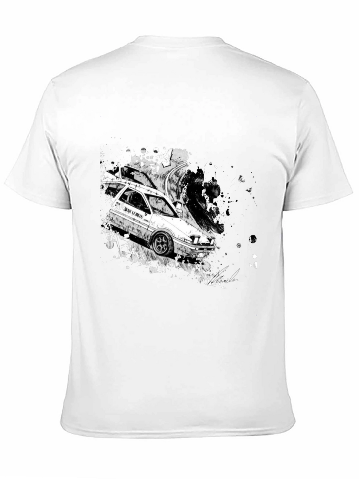 Initial D AE86 Drift T-Shirt - Black