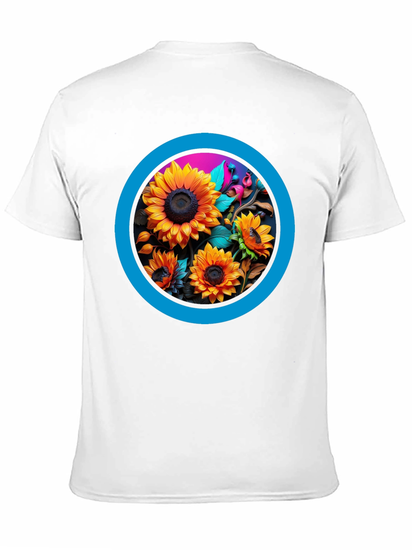 Sunflower Circle Graphic Tee