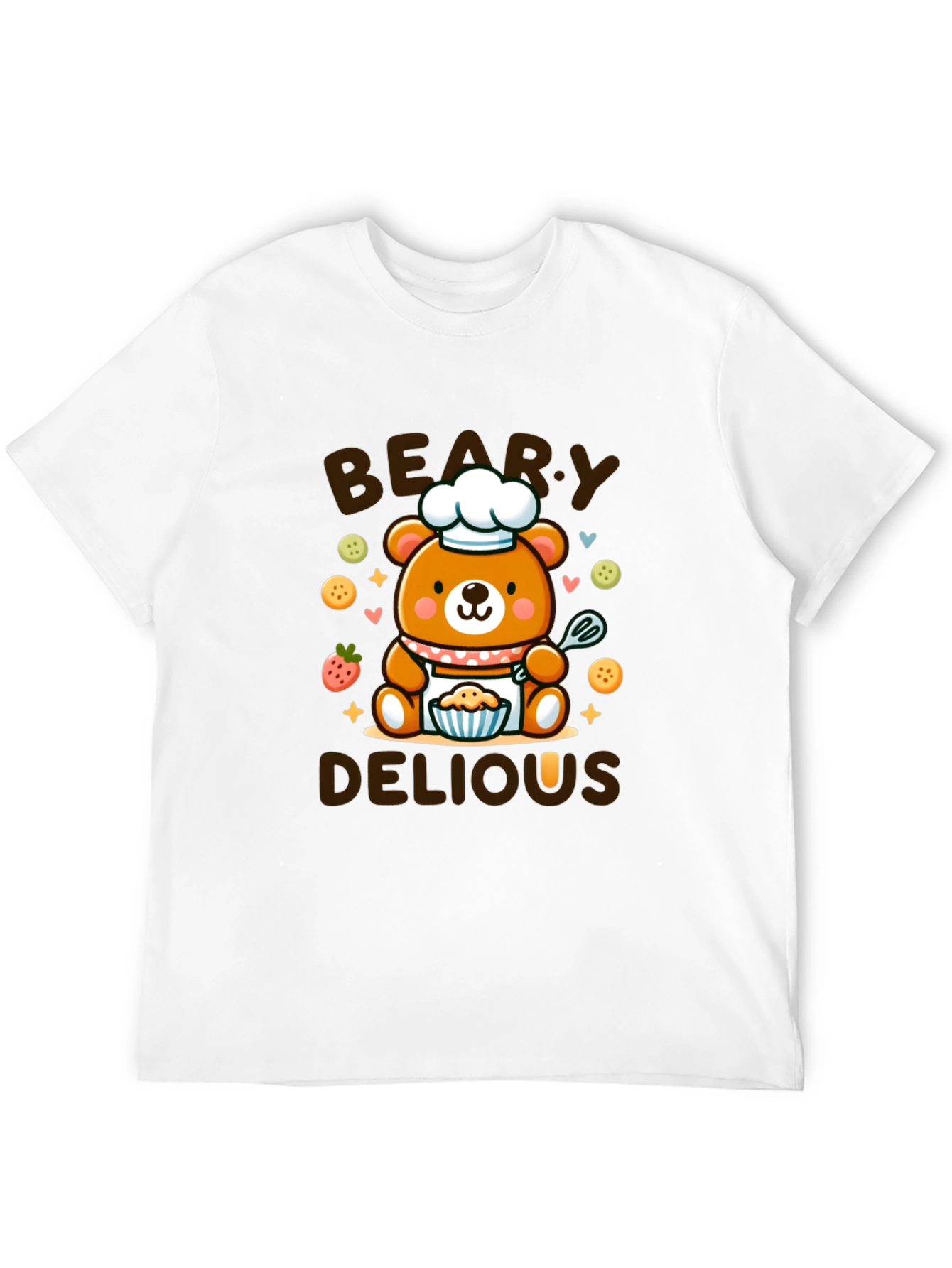 Beary Delious T-Shirt - Cute Chef Bear Design