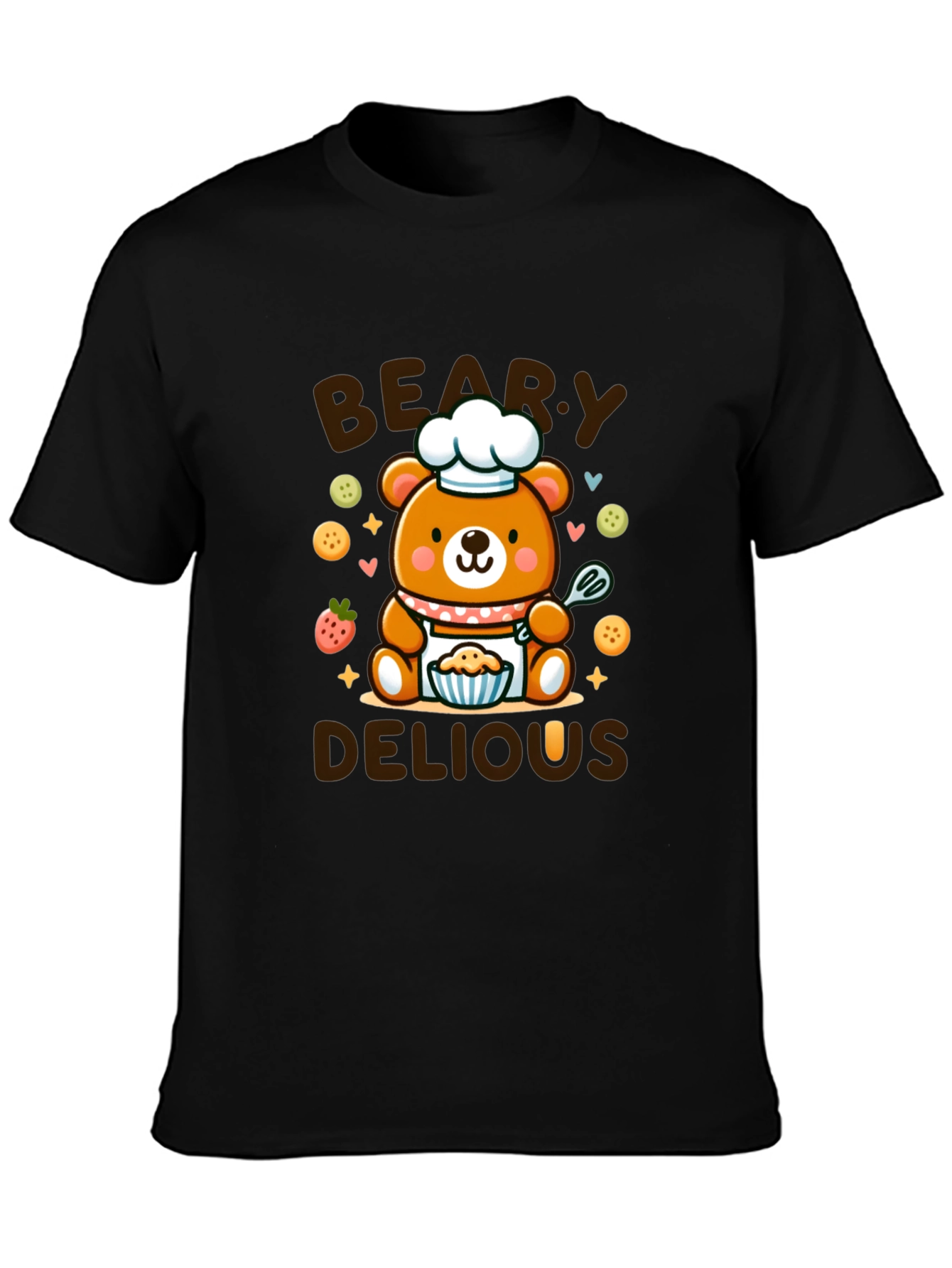 Beary Delious T-Shirt - Cute Chef Bear Design