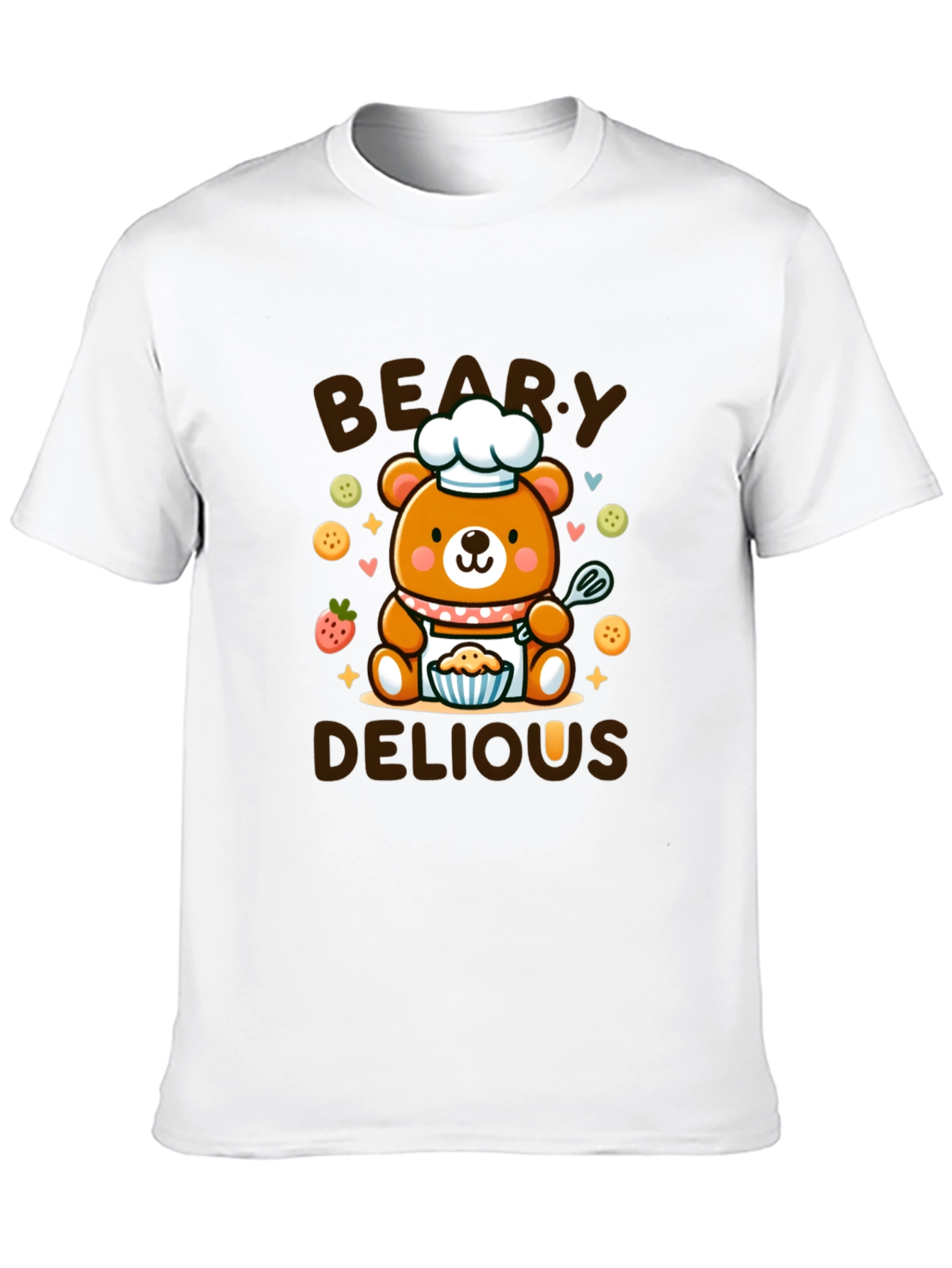 Beary Delious T-Shirt - Cute Chef Bear Design