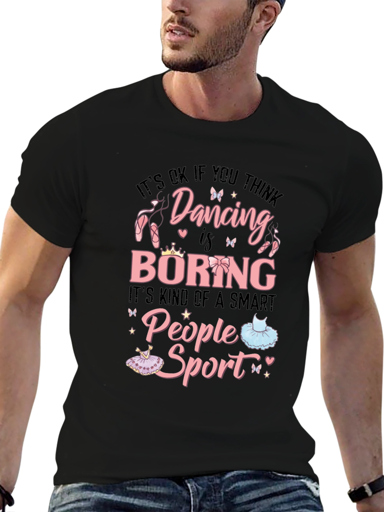 Dancing is a Smart People Sport Graphic Tee