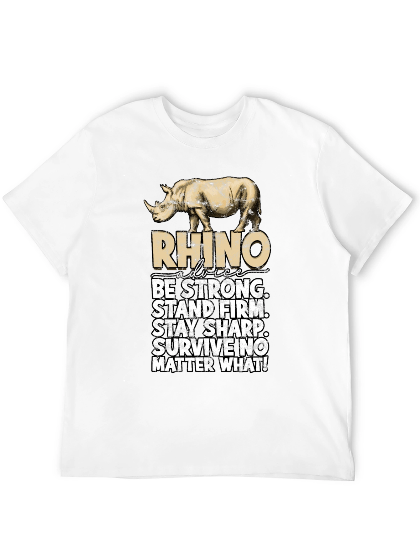 Rhino Advice Graphic T-Shirt