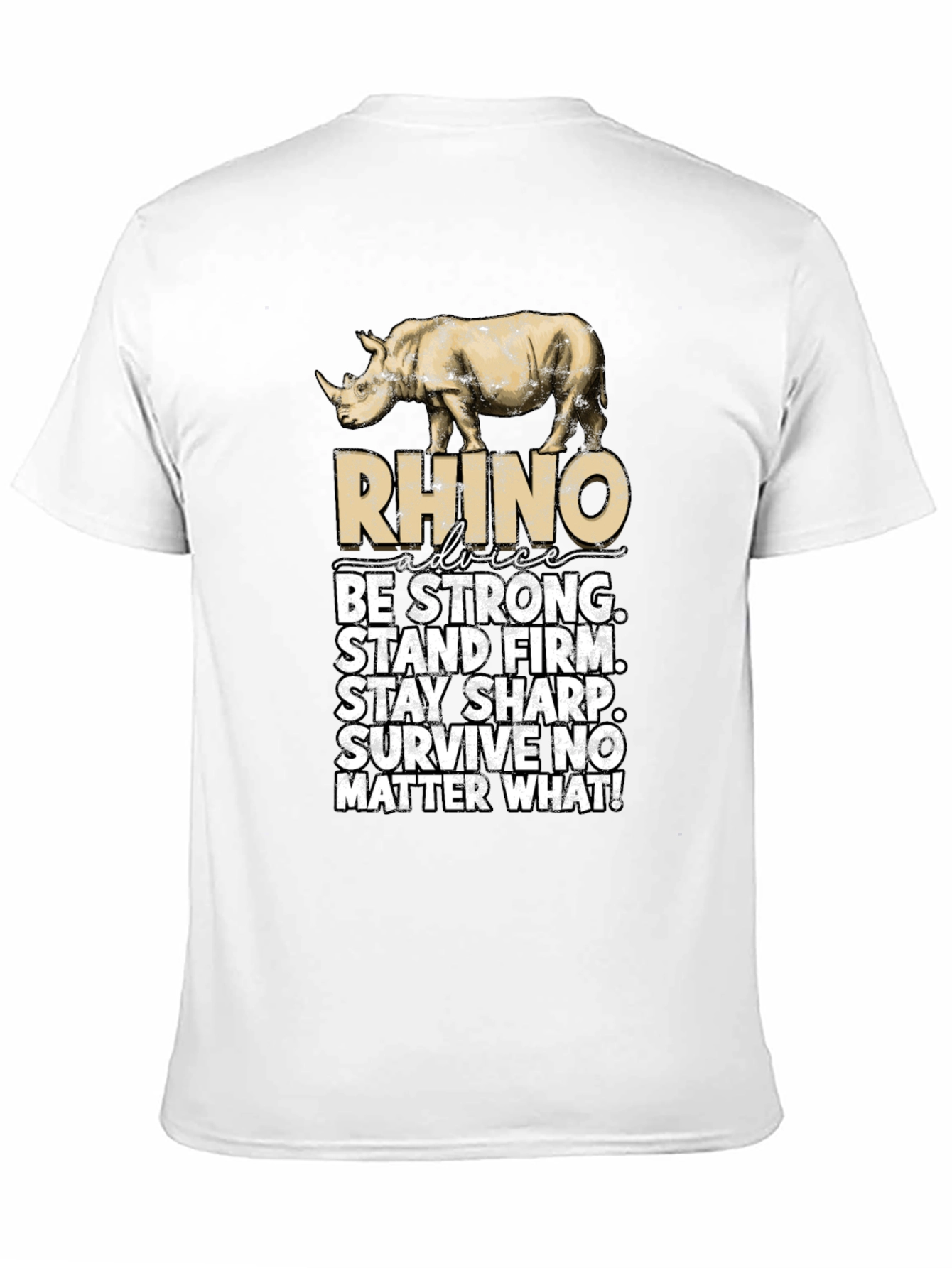 Rhino Advice Graphic T-Shirt