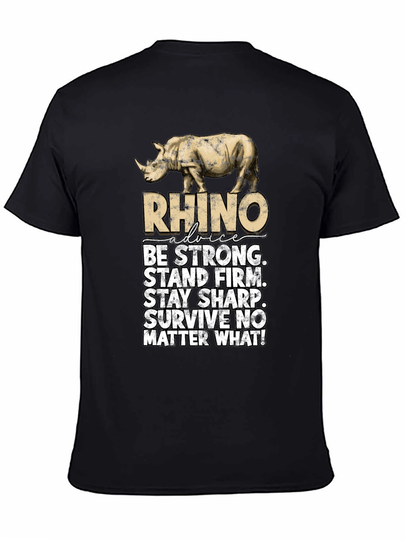 Rhino Advice Graphic T-Shirt