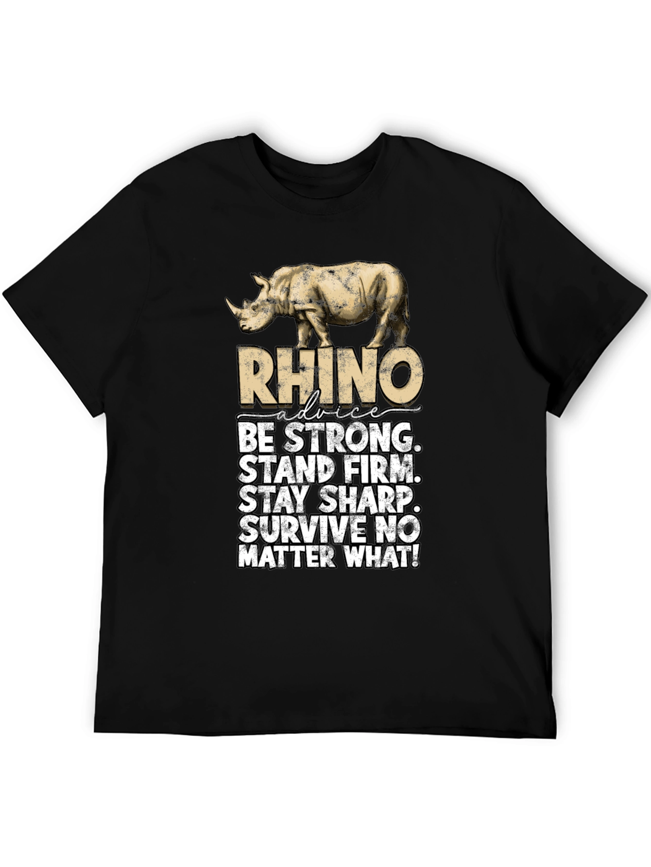 Rhino Advice Graphic T-Shirt