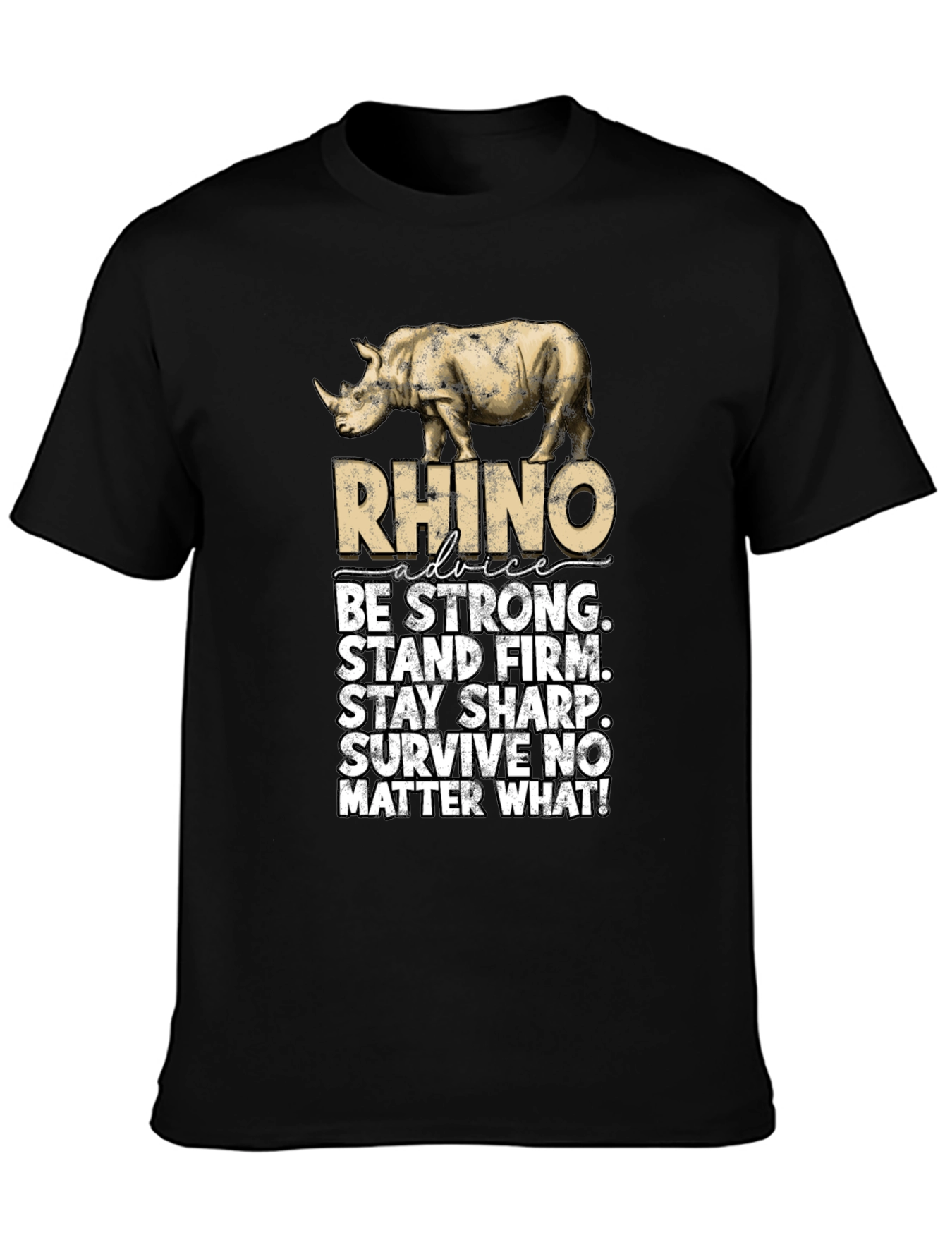 Rhino Advice Graphic T-Shirt